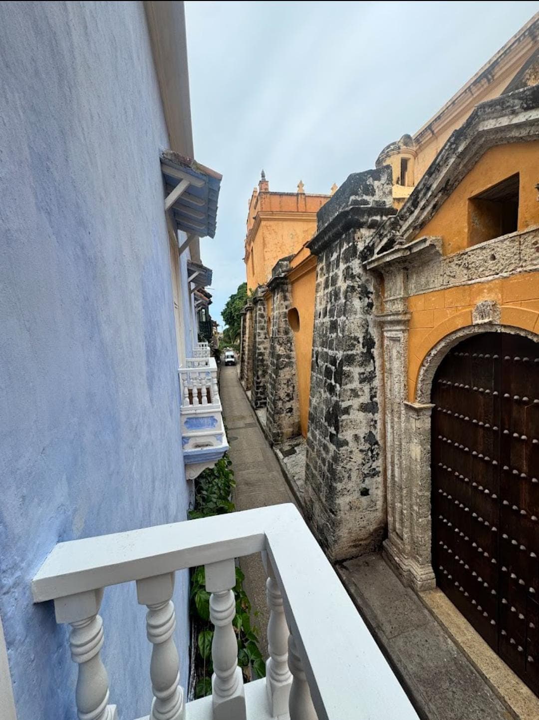Fotografía de Fachada colonial en el Hotel Villa Alta